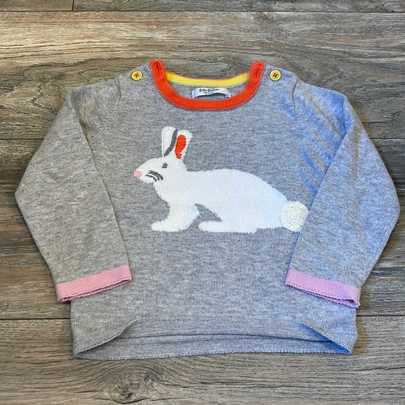Baby Boden Bunny Sweater - Picture 1 of 5
